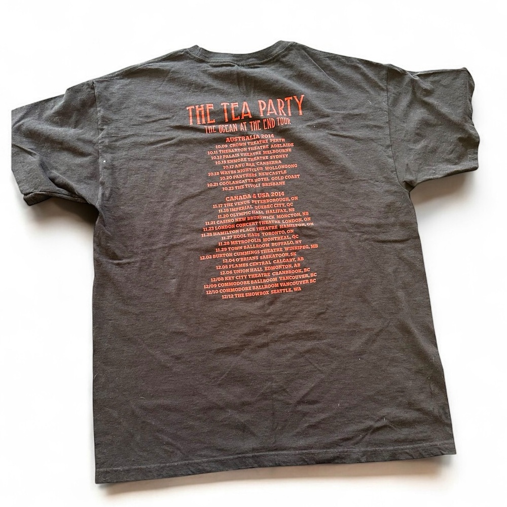 Rare The Tea Party 2014 tour T-shirt L - Picture 2 of 2